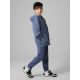 5. Bluza dresowa loose z kapturem chłopięca 4F 4FJRSS26TSWSM3051-33S