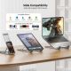 18. UNITEK PODSTAWKA POD LAPTOP REGULOWANA + HUB USB-C/A, HDMI 2.0, PD 100W