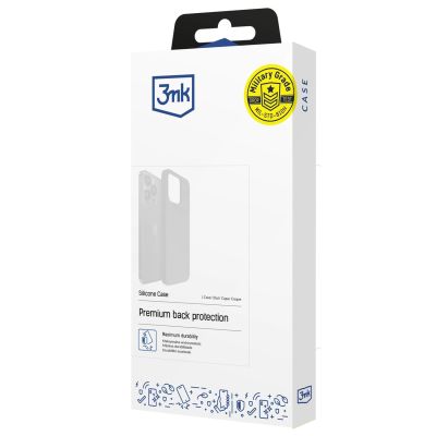 8. Etui 3mk Silicone Case na iPhone 16 Pro Max - granatowe