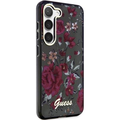 4. Etui Guess Flower Collection na Samsung Galaxy S23+ - zielone