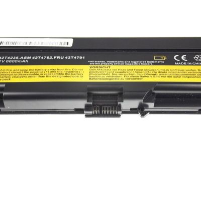 4. GREEN CELL BATERIA LE28 DO LENOVO 42T4795 6600 MAH 10.8V