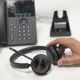 2. HP Poly Zestaw słuchawkowy Poly Voyager 4320-M + kabel USB-A na USB-C + adapter BT700