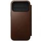 9. Nomad Modern Leather Folio pokrowiec na telefon komórkowy 17,5 cm (6.9") Brązowy