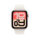 2. Apple Watch SE 3 GPS + Cellular 44 mm, aluminiowa obudowa w kolorze Starlight z paskiem Starlight Sport Band – rozmiar M/L