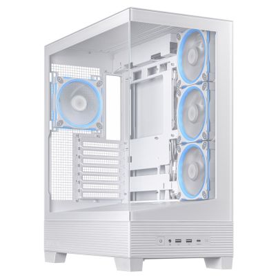 13. Obudowa Asus A31 PLUS TG ARGB WHITE