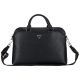 Torba Guess Grained Zipper Pocket Triangle Logo na laptopa 15" - czarna