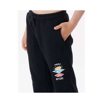 3. Spodnie RIP CURL Icons Of Surf Trackpant-Boy czarny
