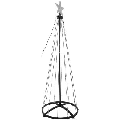 5. CHOINKA DEKORACYJNA 370LED RGB 210CM BLACK