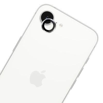 3. Szkło hartowane na obiektyw aparatu 3mk Lens Protection Pro do iPhone 16e - srebrne
