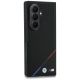 3. Etui BMW M Leather Perforated Tricolor Stripe Metal Logos MagSafe na Samsung Galaxy Z Fold 8 Ultra - czarne