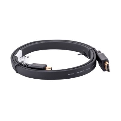 3. Kabel Lanberg CA-HDMI-21CU-0010-BK (HDMI M - HDMI M; 1m; kolor czarny)