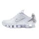 Buty sportowe męskie Nike SHOX TL Metallic Silver białe - AV3595-100