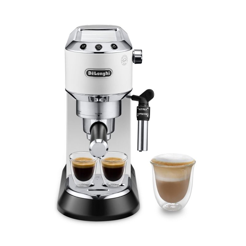 3. Ekspres DeLonghi Dedica Style EC 685.W (1300W; kolor biały)