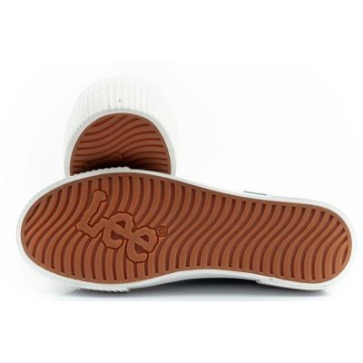 9. Lee buty damskie sportowe Isla trampki niebieskie platforma