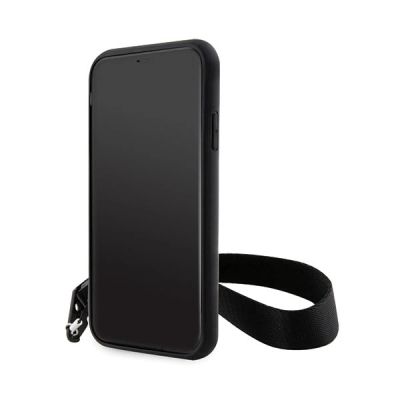 5. Etui Karl Lagerfeld Monogram Losange Saffiano na iPhone 11 / Xr - czarne