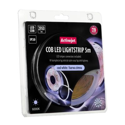 3. Taśma LED COB 5m barwa zimna IP20