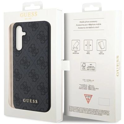 8. Etui Guess 4G Metal Gold Logo na Samsung Galaxy S23 FE - szare