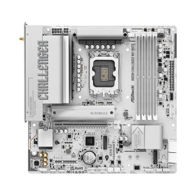 5. ASRock B860M Challenger WiFi White 1851 mATX HDMI/DP  DDR5