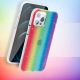 5. Kingxbar Ombre etui pokrowiec iPhone 12 Pro Max wielokolorowy