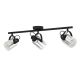 3. Lampa punktowa BERREGAS 3XE27 czarna/chrome
