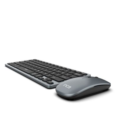 5. Inca IBK-572BT klawiatura Dołączona myszka RF Wireless + Bluetooth Czarny