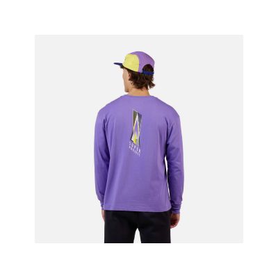 5. Koszulka unisex ROSSIGNOL SUPER LS TEE fioletowa