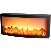 LATARNA DEKORACYJNA KOMINEK LED TIMER 50X23CM