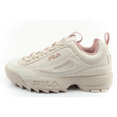 2. Fila Disruptor buty damskie sportowe sneakersy modne beżowe wygodne