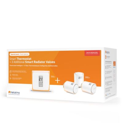 7. Zestaw: termostat + 3 zawory Netatmo NBU-NTH-NAV