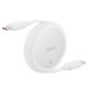 2. Kabel zwijany Baseus Free2Pull 60W USB-C - USB-C 1m - biały