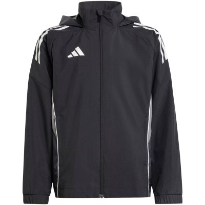 2. Kurtka dla dzieci adidas Tiro 25 Competition All Weather czarna IW0448
