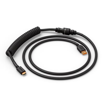 2. Glorious GMMK Coiled Cable Phantom Black, Spiralkabel, USB-C/USB-A, czarny