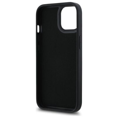 7. Etui Karl Lagerfeld 3D Rubber Signature na iPhone 15 - czarne
