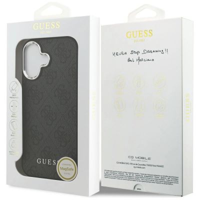 8. Etui Guess 4G Classic Logo MagSafe na iPhone 17 - czarne