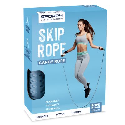 8. Skakanka łożyskowana Spokey Candy Rope SPK-943630