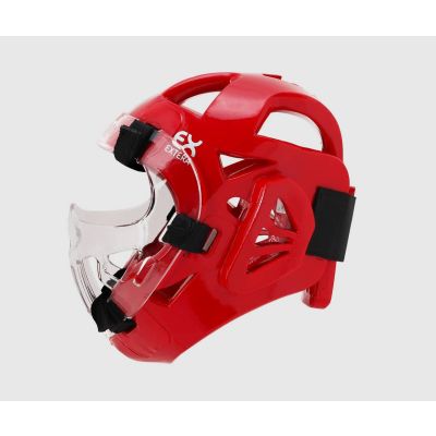 4. Kask z osłoną twarzy Extera 3 Pro World Taekwondo (WT) | MOOTO