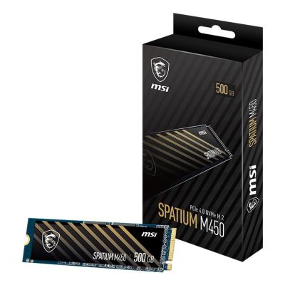 6. Dysk SSD MSI SPATIUM M450 PCIe 4.0 NVMe M.2 500GB