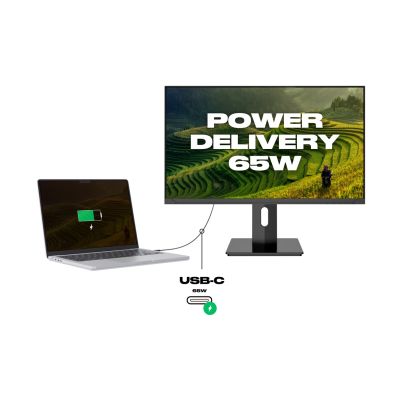 10. Monitor JAPANNEXT 60,5 cm JN-IPS2380UHDR-C65W-HSP 16:9 HDMI/DP UHD