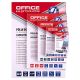 2. OFFICE PRODUCTS Folia do laminowania, A4, 2x80mikr., błyszcząca, 100szt., transparentna