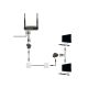 2. LANBERG ADAPTER ZŁĄCZKA SIECIOWA RJ45 -> 2X RJ45 EKRANOWANY