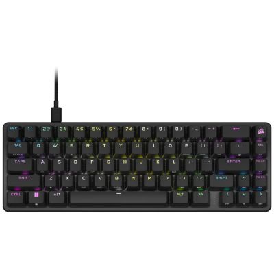 8. Corsair K65 PRO MINI klawiatura Gaming USB QWERTZ Niemiecki Czarny