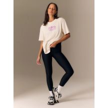 Legginsy z prążkowanej dzianiny damskie 4F 4FRSS26TTIGF328-20S