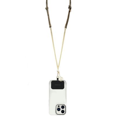 3. Pasek do telefonu Guess 4G Chain CBDY Strap - brązowy