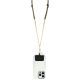3. Pasek do telefonu Guess 4G Chain CBDY Strap - brązowy