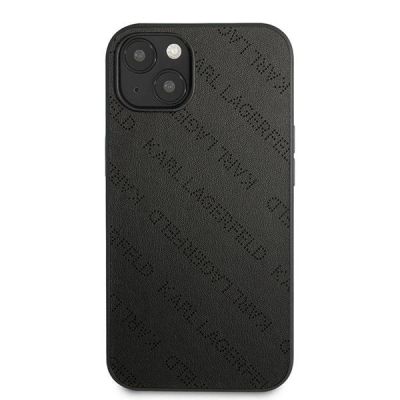 3. Etui Karl Lagerfeld Perforated Allover na iPhone 13 mini - czarne