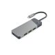 10. GREEN CELL HUB USB-C ADAPTER GC CONNECT 7W1 (3XUSB 3.1, HDMI 4K 60HZ, USB-C PD 85W, MICROSD/SD)