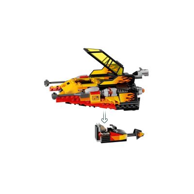 6. LEGO STAR WARS 75414 Płomienny śmigacz śnieżny