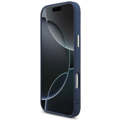 5. Etui Guess 4G Big 4G Classic Logo na iPhone 18 Pro Max / 17 Pro Max - niebiesko-złote