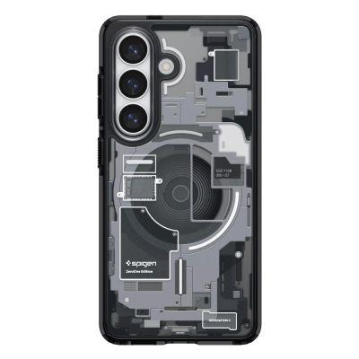 3. Etui Spigen Ultra Hybrid Mag MagSafe na Samsung Galaxy S26 Zero One - przezroczysto-czarne