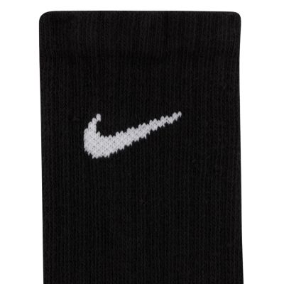 4. Skarpety dla dzieci Nike Everyday Cush Crew 6 par czarne SX6910 010